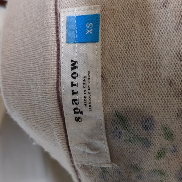 RARE! Anthropologie Sparrow  Ardennes Kimono Cardigan cashmere blend sweater - Picture 4 of 5